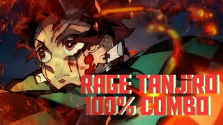 🔥Bloody Tanjiro 100% TOD Combo Demon Slayer Hinokami Chronicle