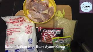 Buat Ayam Korea Cepat dan Mudah! Kena Cuba Guys!