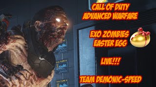 Exo Zombies Easter Egg Live!!! (Team Demonic-Speed)