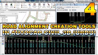 AutoCAD Civil 3D in URDU/Hindi | How to Create Road Alignment | Alignment Creation Tools | Lesson 4