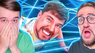 MRBEAST: Самый Смертельный Лазерный Лабиринт в Мире! Реакция с COFFI