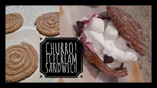 Easy Churro Recipe | How to Make Churro Ice Cream Sandwiches | Churro Hack