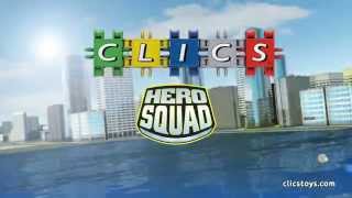 Clics Hero Squad tűzoltó brigád Akebia Játék-www.akebiajatek.hu