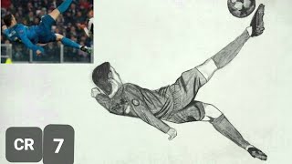 How to draw cristiano ronaldo in pencil/ draw the best player ronaldo