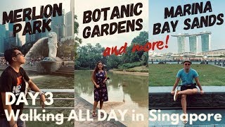 Exploring Singapore - Merlion Park, Botanic Gardens, Marina Bay Sands & More (Vlog)