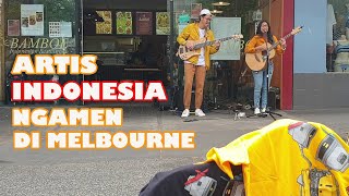 Endah & Rhesa Ngamen di Pasar Loak di Melbourne