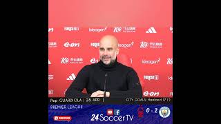 Guardiola: "We were so lucky" | Nottingham F. vs Man City (0 - 2).