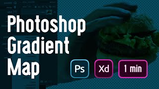 Apply Gradient Map on Website Design using Photoshop and Xd (2021)