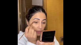 Celebrity Alert: Hina Khan Spotted Using Our Luminous Eyeshadow Brushes |IRIS COSMETICS|