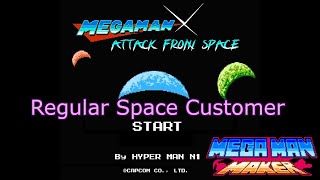 Mega Man Attack From Space level pack full game playthrough - 洛克人製作大師 Mega Man Maker