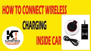 Qi wireless charger review| HOW TO CONNECT WIRELESS CHARGING inside CAR | QI WIRELESS CHARGER