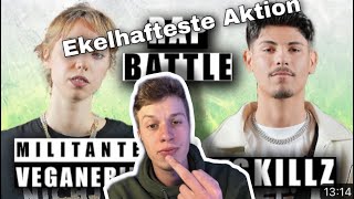 BIG DIFFERENCE - Das macht man NICHT!! ... Militante Veganerin vs. V-SkillZ // REACTION