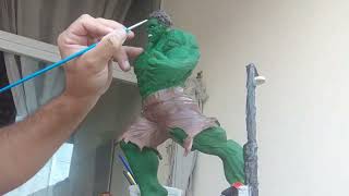 Imprimindo e pintando o Hulk!!! bora conferir? time lapse.