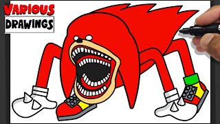 How To Draw KNUCKLES Tapes (SHIN SONIC) The Hedgehog 3