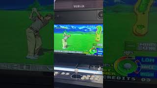 Awesome Classic Golf Video Game 🏌🏻 #golf #videogame #classic #arcade