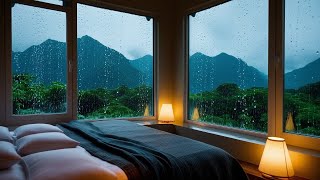 Cozy Bedroom in the Rainforest | Let the Sound of Rain For a good night's sleep