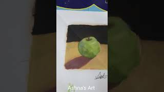 Green Apple Oil Painting. Video #263 #oilpainting