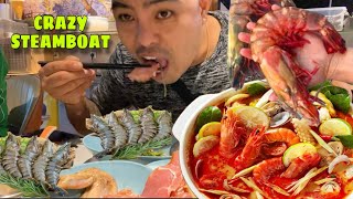 CHEAPEST CRAZY STEAMBOAT IN NEGERI SEMBILAN | UNLIMITED EATING | MUKBANG