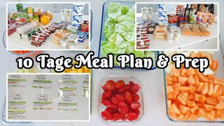 10 Tage Meal Plan & Prep