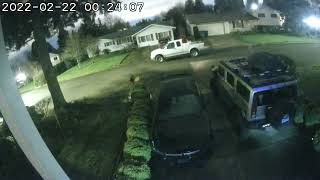 Catalytic Converter Theft Portland Oregon Surveillance Camera 02-22-22