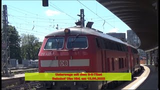 Unterwegs mit dem 9-€-Ticket, Bahnhof Ulm Hbf am 12. Juni 2022  -  AL  # 127/006/022