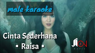 Cinta Sederhana - Raisa (male karaoke)