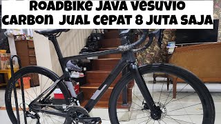 ROADBIKE JAVA VESUVIO CARBON SHIMANO 105 REVIEW 8 JUTA SAJA