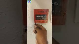 How to On And testing fire alarm bells and siren #shorts #electrical @bakhshtechnical