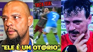 OLHA O QUE OS JOGADORES FALARAM APÓS JOGO FELIPE MELO EXPLICA TRETA COM WALKER E GRELISH