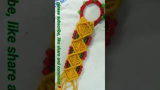 Macrame Key Hanger #viralsong #calmdown #diy #macrametutorial