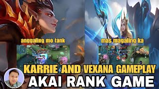 KARRIE AND VEXANA 2023 | TOP 1 GLOBAL KARRIE GAMEPLAY | MOBILE LEGEND