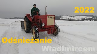 Odśnieżanie 2022 ✔ Władimirec t25 w akcji ✔