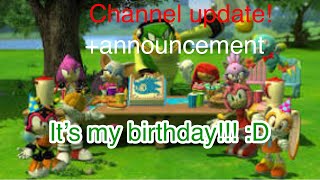 Birthday channel update