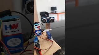 Ultrasonic Sensor and Servo Motor | Robotics project