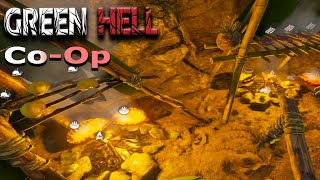 Bamboo Water Filter & Expanding Cave Base | Endless Survival | Green Hell Co-Op Part 11