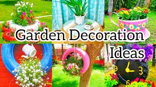 Garden ഇനി ടയർ ഉപയോഗിച്ച് സുന്ദരം ആക്കാം|Tire Garden