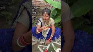 जितिया व्रत के शूटिंग के दीन कैसे मजाक करने लगी प्रीति सिंह ||Devar Bhauji Comedy #Shorts #ytshorts