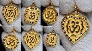 om pendant gold tanishq with price  \\ om pendant gold 1 gram