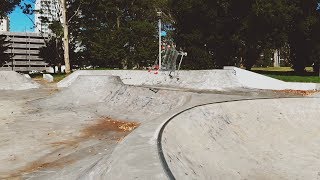 Trolley in a skatepark