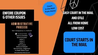 Easy Court In the Mail|E-file|All From Home