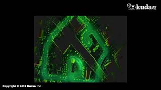 Kudan 3D-Lidar SLAM in Action: Vehicle Mobile Mapping in an Urban Area