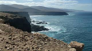 Les falaises au N du Puertito de Los Molinos