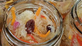 Atcharang Papaya (Pickled Papaya)/How to make atcharang Papaya/Appetizer@lirahsgallery