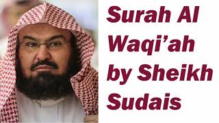 Surah waqi, ah by sheikh sudais