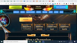 Mining Tron موقع جديد لتعدين عملة الترون سجل واسحب