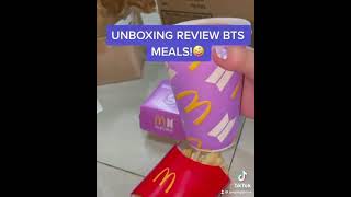 Unboxing BTS MEAL McDonald