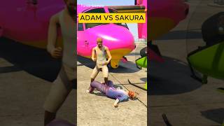 GTA V: Adam Vs Sakura 😍 Match Who 💸is More 🤑Richer #shorts