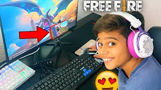 MONTEI UM MOBILADOR COM R$60 REAIS PRO MEU IRMÃOZINHO JOGAR FREE FIRE! 😍