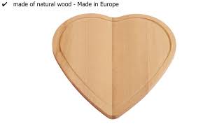 Cutting board WOODEN HEART