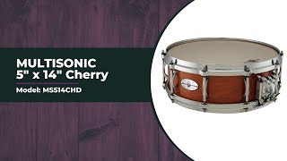 5 x 14 Multisonic Unibody Cherry Snare Drum